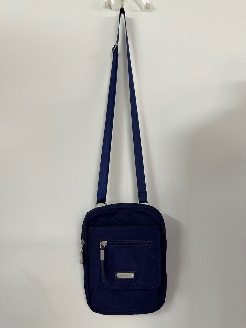 Baggallini Bag Crossbody Blue Purse RFID Nylon Polyester Zippered Pockets - Picture 6 of 10